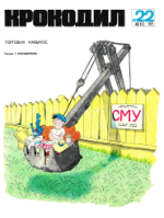 Обложка для Крокодил, 1972 , № 22.pdf